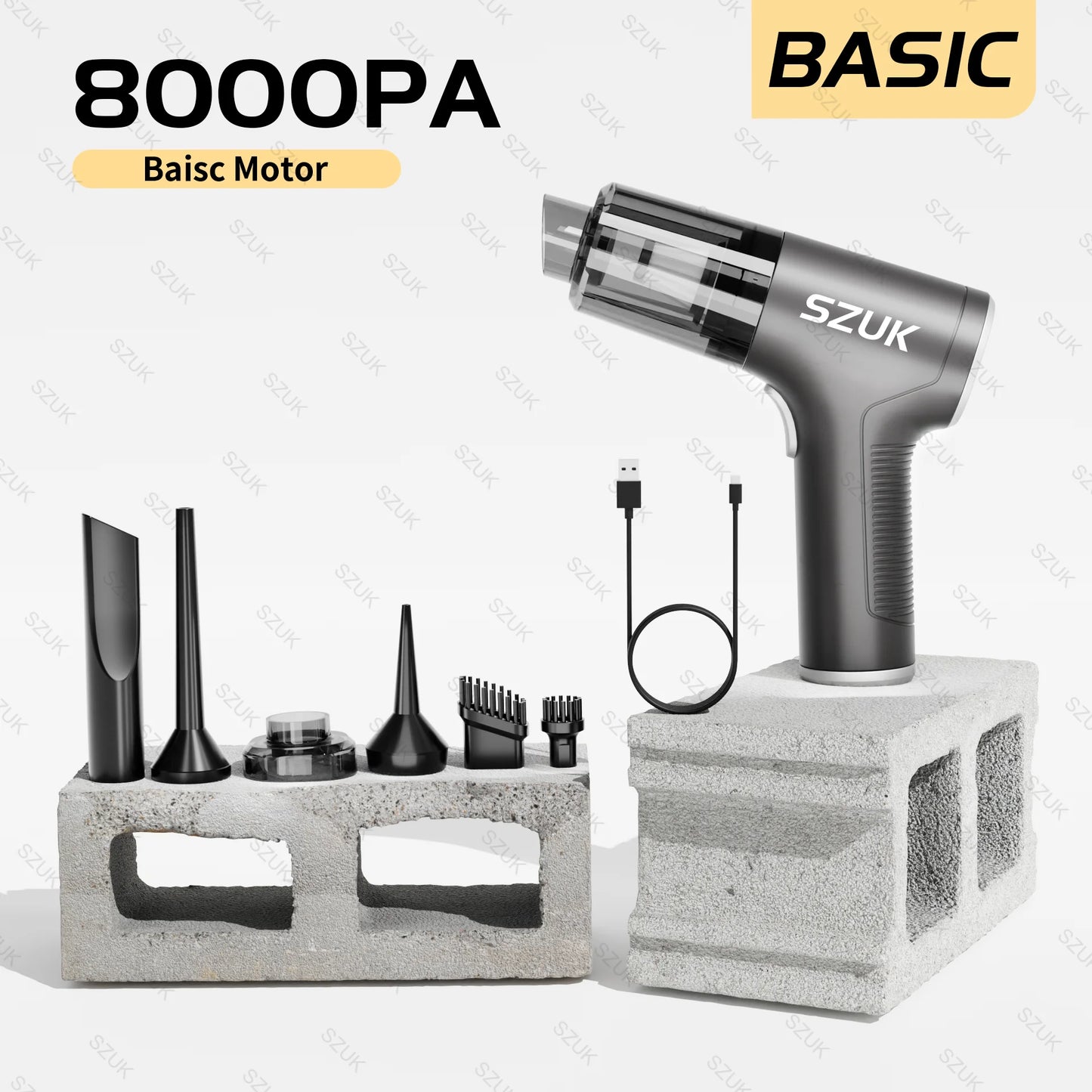 Car Vacuum Cleaner Mini Powerful Cleaning Machine "Strong Suction"