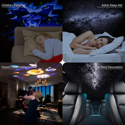 Night Light Galaxy Projector