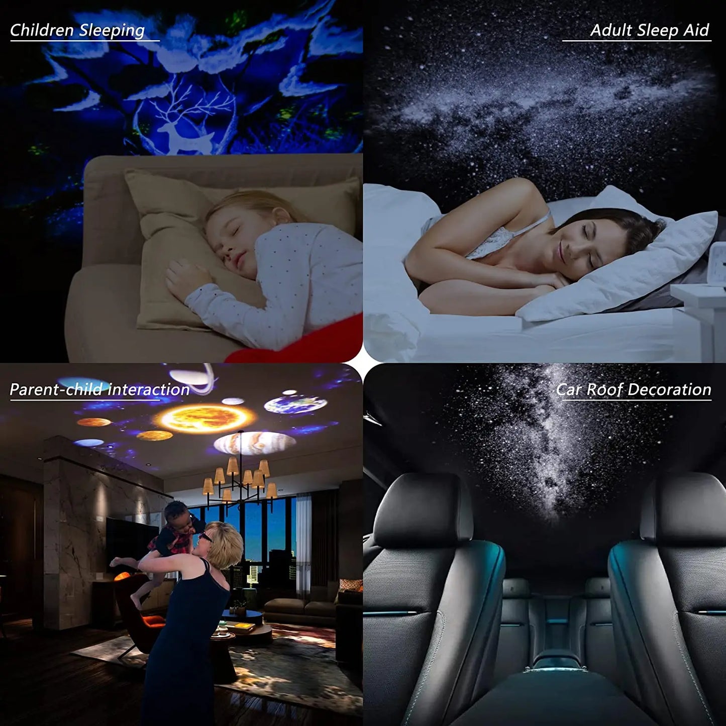 Night Light Galaxy Projector