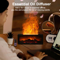 Air Humidifier Essential Oils Humidifiers "Home Aroma Humidifier Flame"