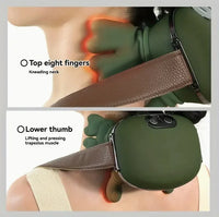 Neck Massager Cervical Pillow Shoulder Massager Trapezius Shiatsu Kneading Muscles Body Back Leg Massagers Pillow Relaxation