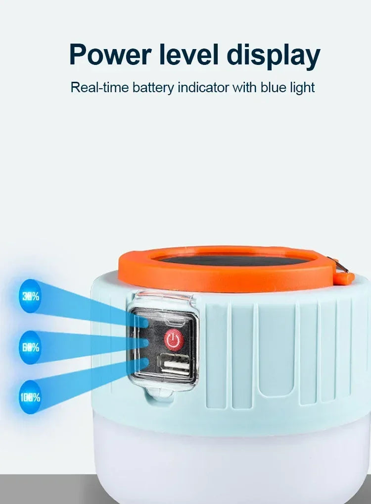 Portable Camping Light Power Bank LED Camping Lantern "Waterproof"