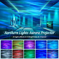 USB Galaxy Projector Aurora 5V Night Light