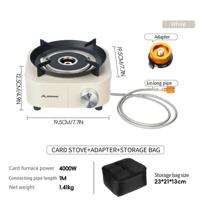 4000W High-power Infrared Stove Portable Lightweight Gas Burner