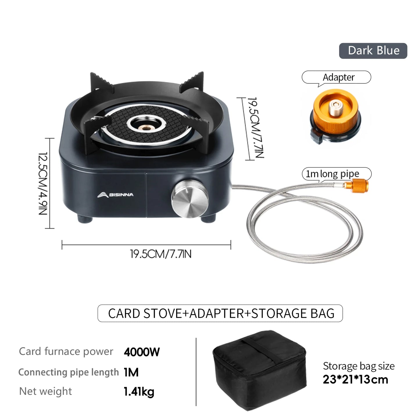 4000W High-power Infrared Stove Portable Lightweight Gas Burner