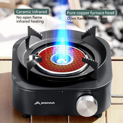 4000W High-power Infrared Stove Portable Lightweight Gas Burner