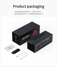 Air Humidifier Essential Oils Humidifiers "Home Aroma Humidifier Flame"