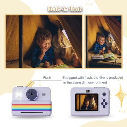 Digital Children Camera For Photography Mini Printer Portable 