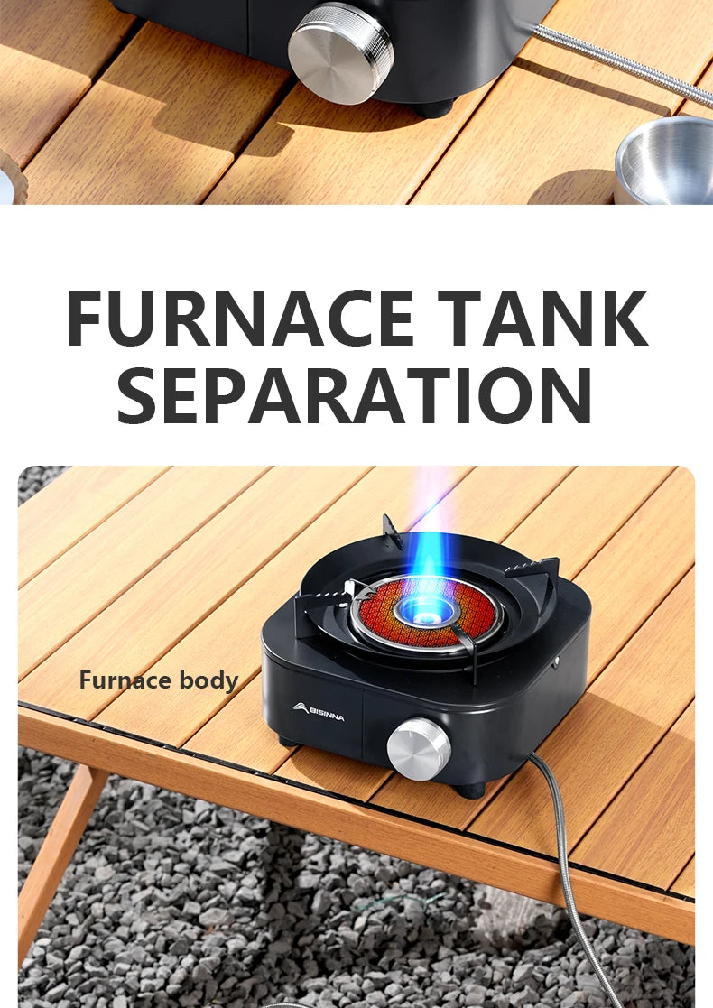 4000W High-power Infrared Stove Portable Lightweight Gas Burner