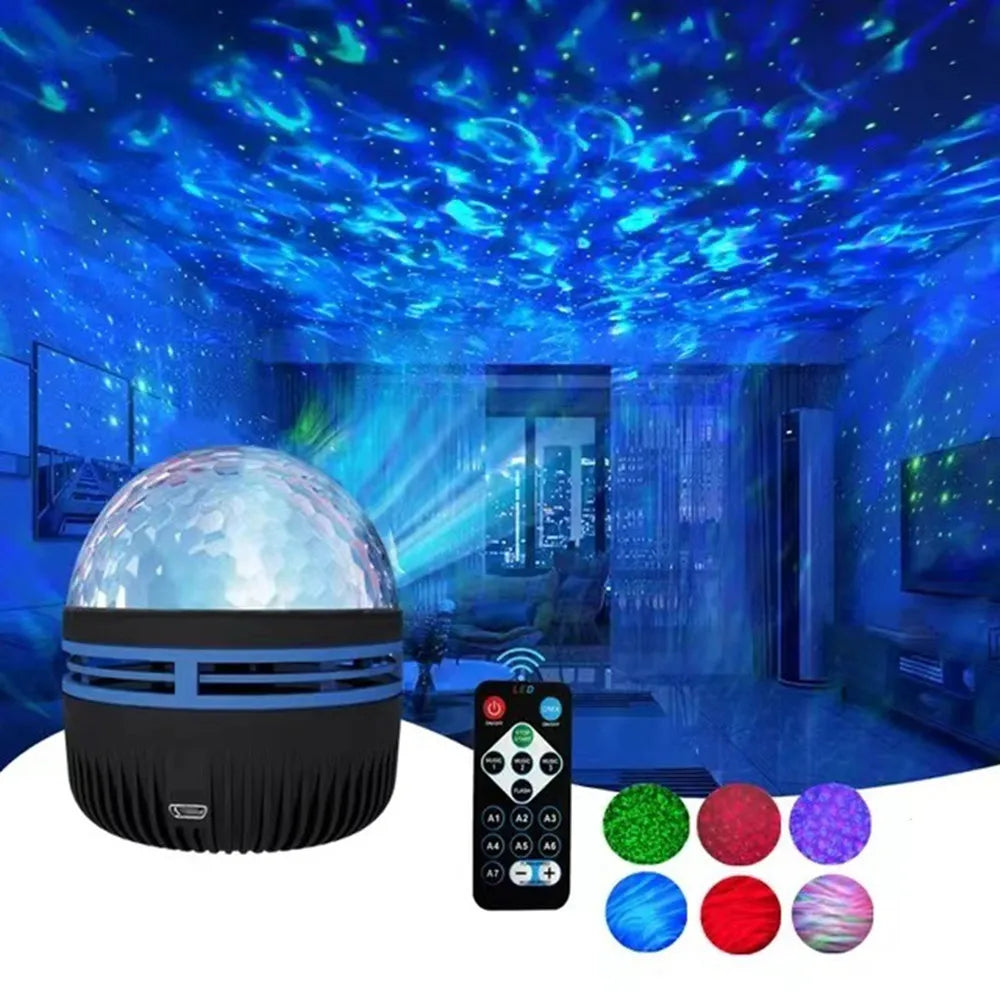 USB Galaxy Projector Aurora 5V Night Light