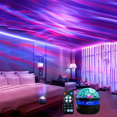 USB Galaxy Projector Aurora 5V Night Light
